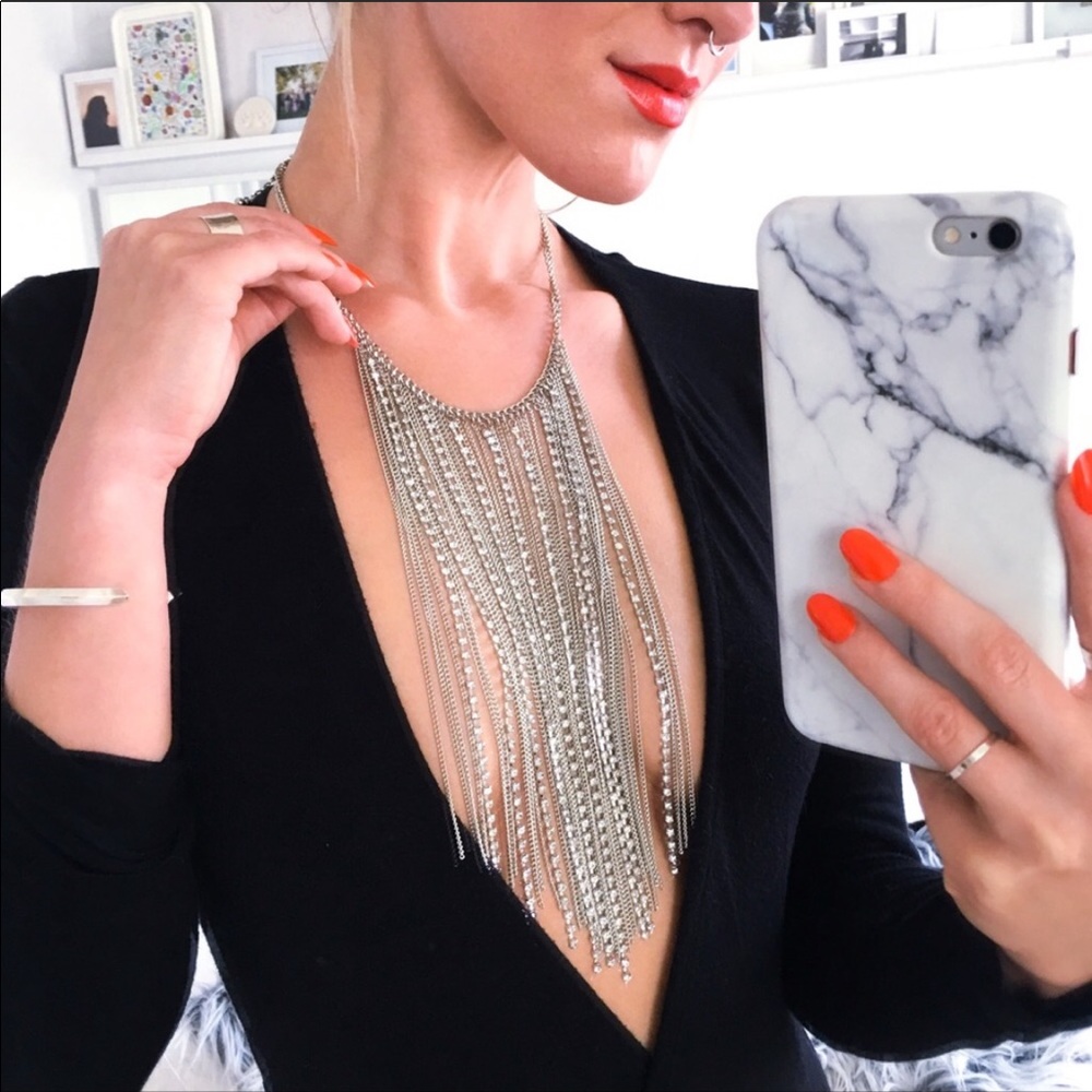 Silver Statement Necklace